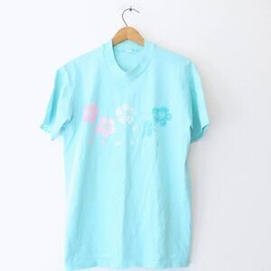 Vintage Hawaii Flower T Shirt Large